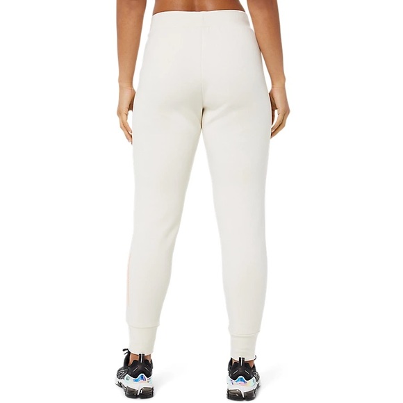 ASICS WOMEN'S TECH KNIT CREW TOP and PANT SET Size XS in Birch - Picture 16 of 16